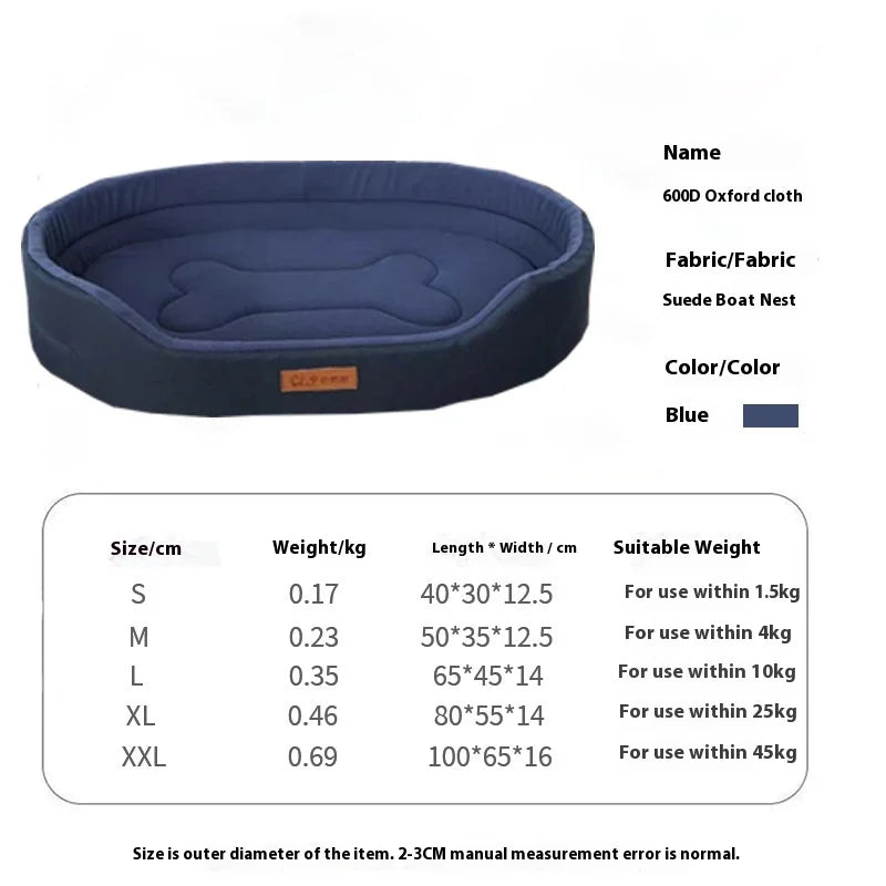 IN STOCK Dog Pet Beds Square Dog Bed For Large Size Dog Sofa Beds Bespoke Waterproof Anti-Mite Pet Bed Inner Pad Washable Kennel