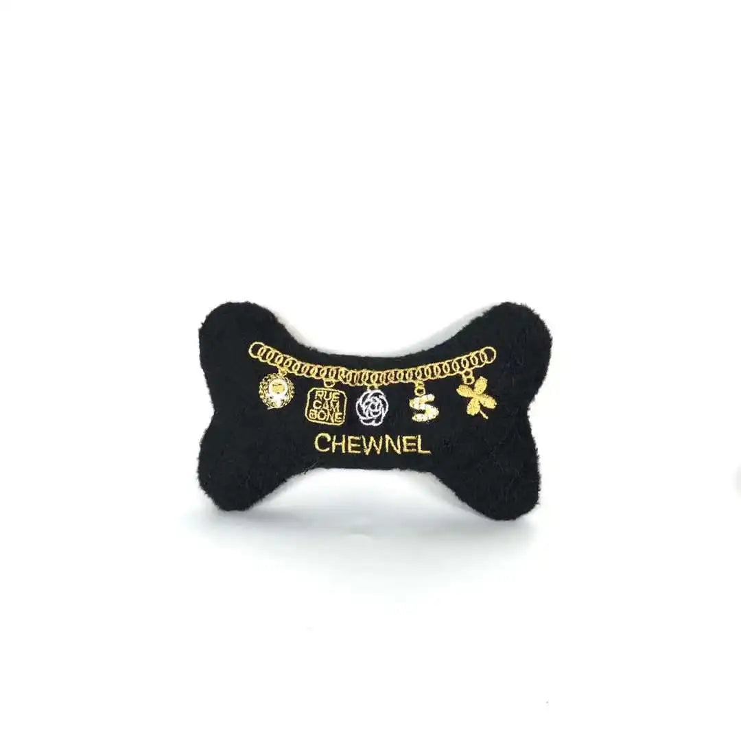 Unique Squeaky Dog Toys Fashionable Plush Designs Handbag Bone Ball Bottle Shape Pet Plush Chewing Toy