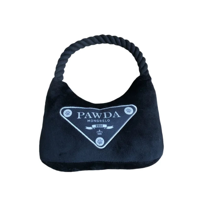 Unique Squeaky Dog Toys Fashionable Plush Designs Handbag Bone Ball Bottle Shape Pet Plush Chewing Toy